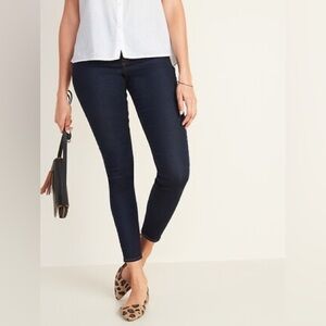 NWOT • Old Navy Mid-Rise Rockstar Skinny Jeggings • Women’s Size 8 👖 Dark Blue